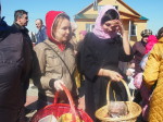Великая суббота. Храм Атепцево 11 апреля 2015г. Освящение куличей и пасх.